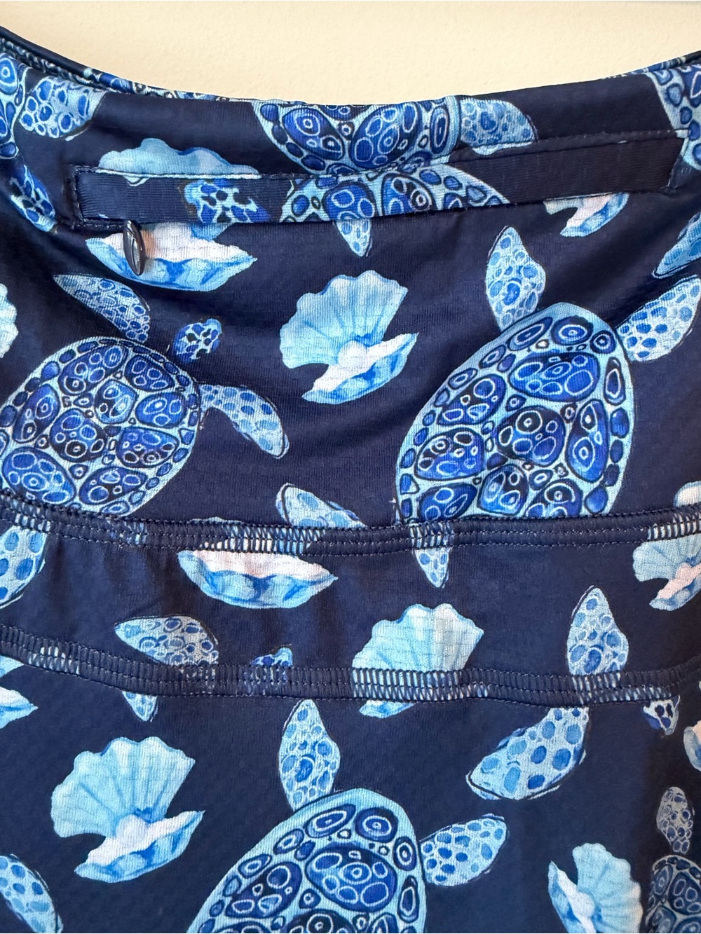 Gottex Blue Sea Turtle & Shell Print Skort - Picture 4 of 5